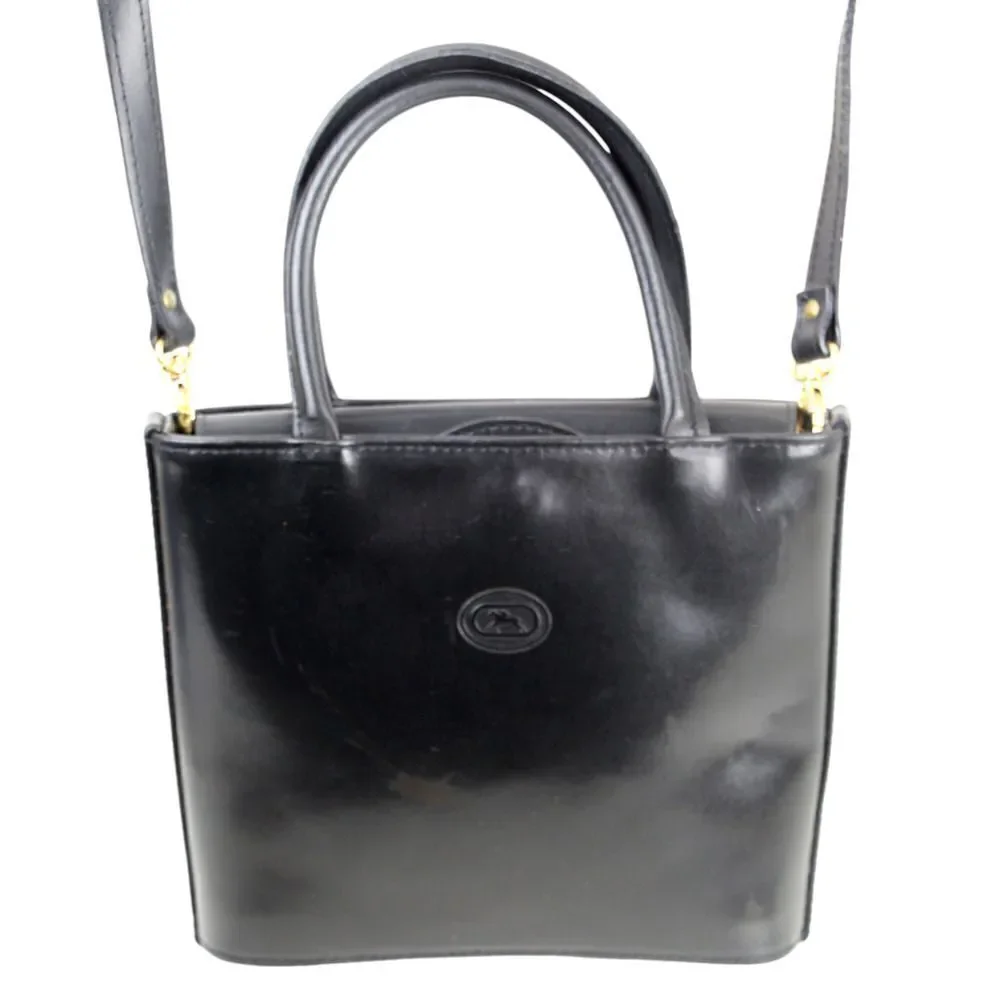 HANDMADE FLORENCE BLACK GENUINE LEATHER SHOULDER BAG XBODY SATCHEL HANDBAG PURSE